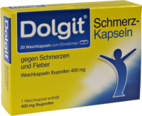 DOLGIT Schmerzkapseln gegen Schmer.u.Fieber 400 mg