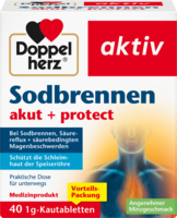 DOPPELHERZ Sodbrennen akut+protect Kautabletten